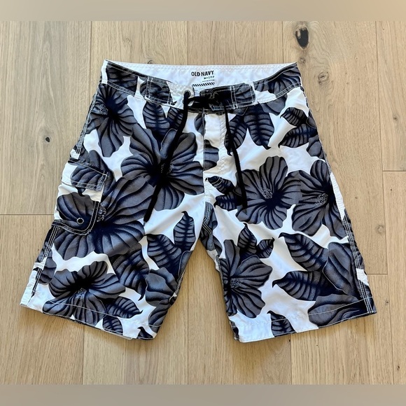 Old Navy Other - Black and White Board  Shorts